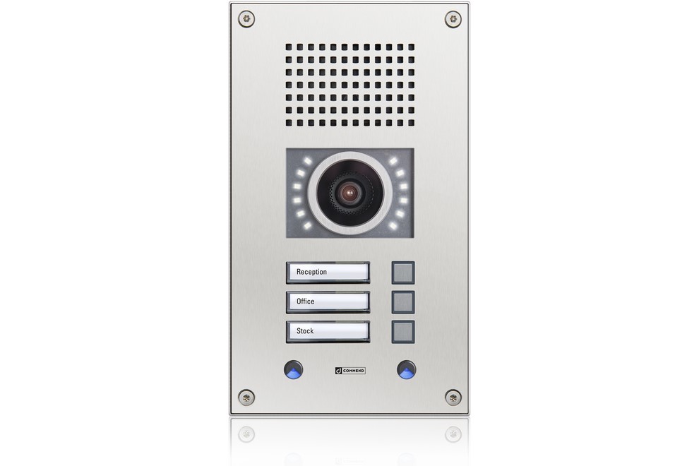 اینترکام ضد خرابکاری با دوربین و دکمه تماس Commend مدل WS 300V CM