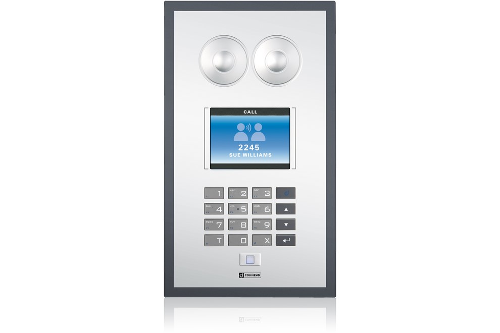 اینترکام غشاء محافظت شده با صفحه نمایش TFT برند Commend مدل WS 810F