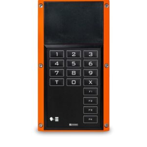 اینترکام صنعتی دیجیتال دو سیم بدون بلندگو دارای صفحه کلید و 4 دکمه Commend مدل EE 7504