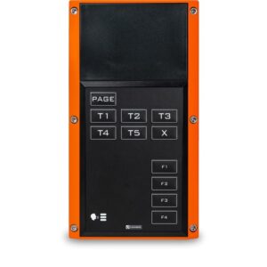 اینترکام صنعتی دیجیتال دو سیم با بلندگو, پارتی لاین, صفحه کلید و 4 دکمه Commend مدل EE 7P04 S