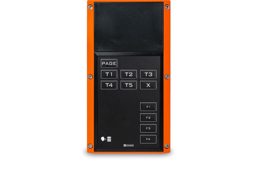 اینترکام صنعتی دیجیتال دو سیم با بلندگو, پارتی لاین, صفحه کلید و 4 دکمه Commend مدل EE 7P04 S